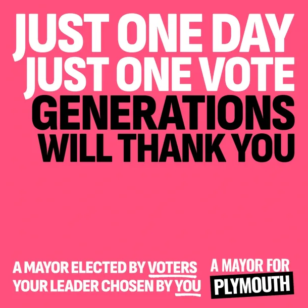 Just one day. Just one vote. Generations will thank you for it.