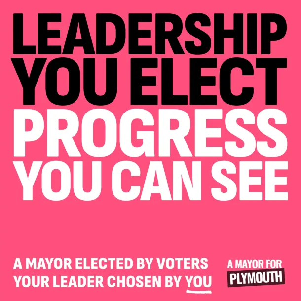 Leadship you elect. Progress you can see